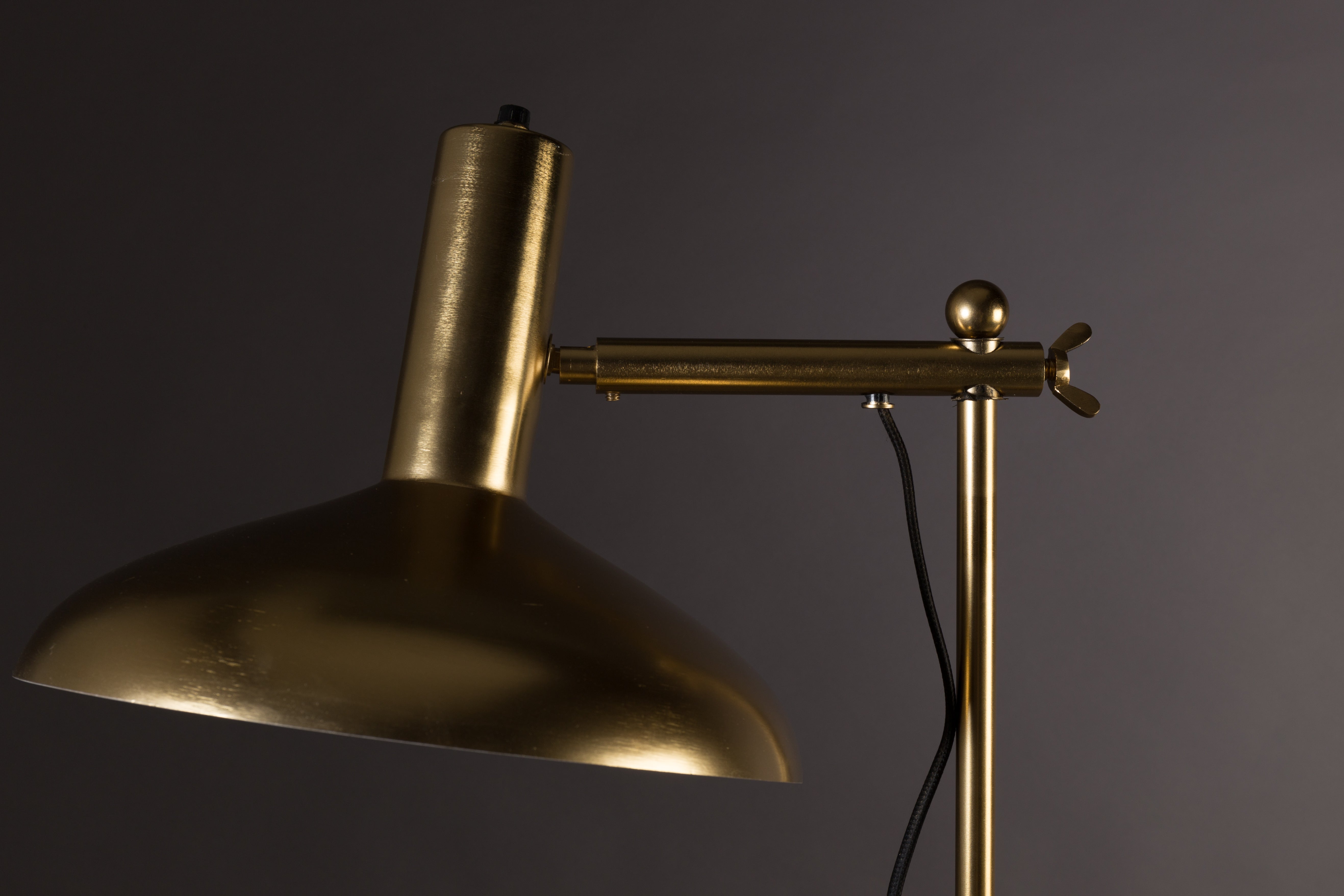 Dutchbone Karish Gold Double Head Floor Lamp